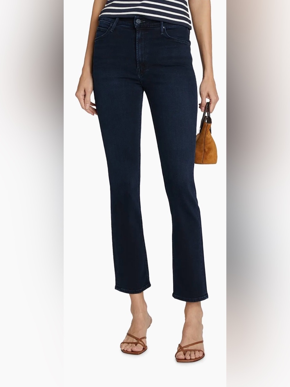 MOTHER Dark Navy Flare Jeans